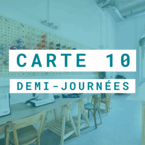Carte 10 demi-journées d'Atelier Partagé
